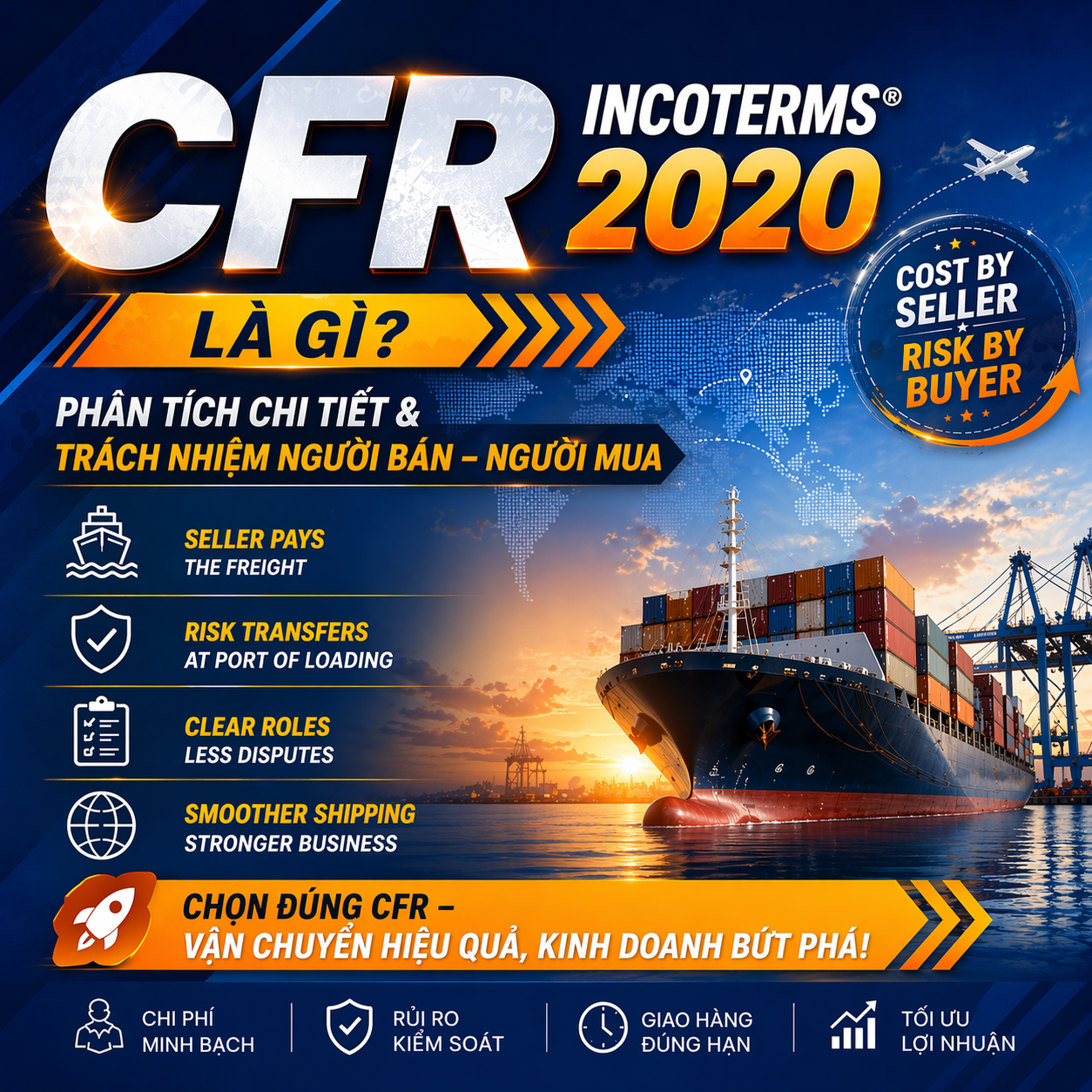 WHAT IS CFR INCOTERMS® 2020? DETAILED ANALYSIS AND RESPONSIBILITIES OF ...