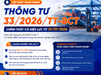 Update on Circular No. 33/2026/TT-BCT: New Considerations for Product Classification & Logistics Solutions from Songwin Logistics
