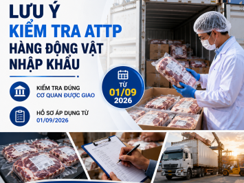 FROM SEPTEMBER 1, 2026: IMPORTANT NOTES ON FOOD SAFETY INSPECTION FOR IMPORTED ANIMAL PRODUCTS