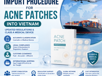 Hướng Dẫn Chi Tiết Thủ Tục Nhập Khẩu Miếng Dán Mụn Mới Nhất