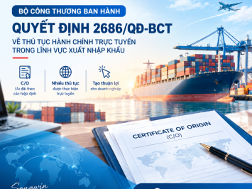BỘ CÔNG THƯƠNG BAN HÀNH QUYẾT ĐỊNH 2686/QĐ-BCT VỀ THỦ TỤC HÀNH CHÍNH TRỰC TUYẾN