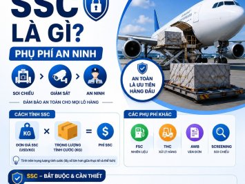 Phí SSC Là Gì? Tìm Hiểu Chi Tiết Về Phụ Phí An Ninh Trong Vận Tải Hàng Không