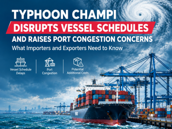 Bão Champi Ảnh Hưởng Đến Lịch Tàu Và Tình Trạng Ùn Tắc Cảng: Doanh Nghiệp Xuất Nhập Khẩu Cần Lưu Ý Gì?