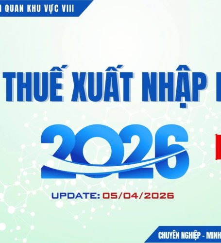 Update on Import–Export Tariff Schedule 2026: Key Changes Effective from April 5, 2026