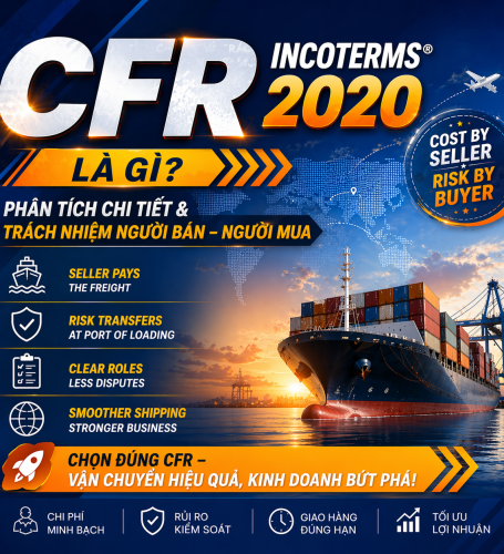 WHAT IS CFR INCOTERMS® 2020? DETAILED ANALYSIS AND RESPONSIBILITIES OF SELLER & BUYER