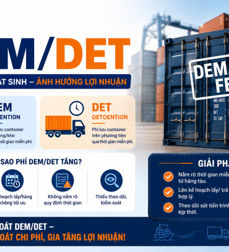 DEM AND DET IN LOGISTICS: WHAT ARE THEY? HOW TO DISTINGUISH AND OPTIMIZE COSTS