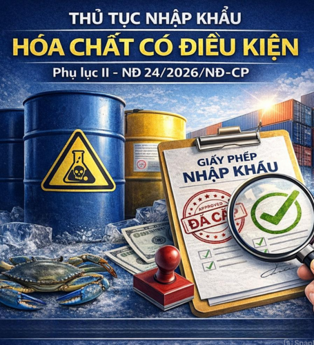 IMPORT PROCEDURES FOR CHEMICALS UNDER THE LIST OF CONDITIONAL BUSINESS CHEMICALS (APPENDIX II – DECREE 24/2026/ND-CP)