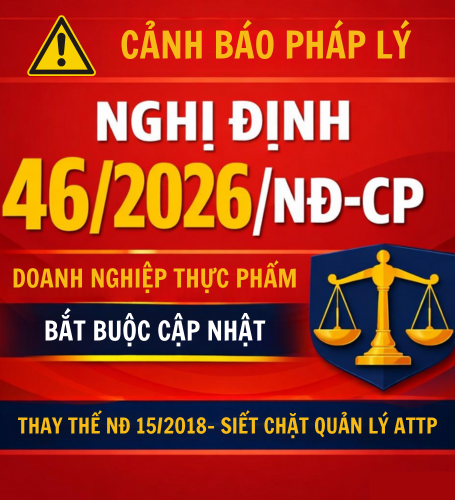 🔥 [BREAKING NEWS] Decree 46/2026/ND-CP Officially “Terminates” the Self-Declaration Mechanism – A New Era of Food Safety Management
